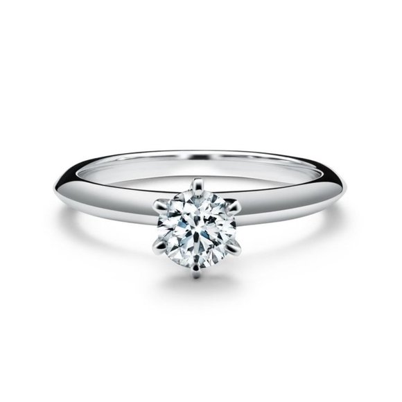 Tiffany & Co. Jewelry - Tiffany & Co. Solitaire Diamond 0.38ct Platinum Ring